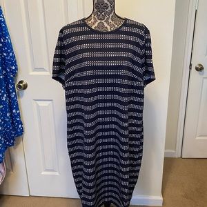 Draper James Star Stripe Ponte Shift